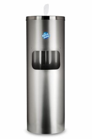 Touch Point® Stainless Steel Floor Stand Wipes Dispenser Touch Point® Stainless Steel Floor Stand Wipes Dispenser